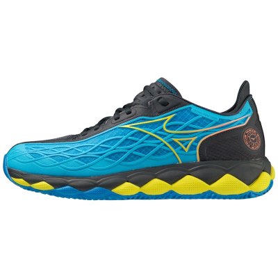 Zapatos Mizuno WAVE Enforce Tour CC Hombre Azules / Amarillos / Negros - Chile M351MBDKUQ